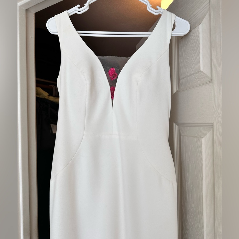 Pronovias Elektra Mermaid Crepe Wedding Dress